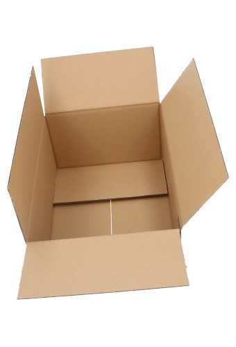 Kartonnen Dozen Kraft 40x25x25cm Enkel Golf Karton