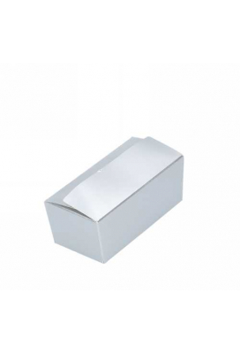 Bonbondoosjes Zilver Bella 125 gram 10.6x5.3x4.4cm 25stuks