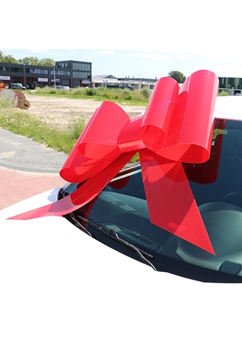 Megastrik Autostrik Toronto Rood 86x103cm