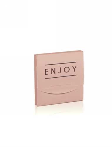 Kadobon & Kadodoosje Closed Structure Enjoy Old Rose 12x12x1.5cm 10st