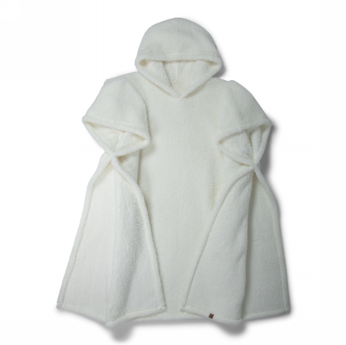 Jens Living Teddy Hoodie Wit 110x110x130cm 1stuks