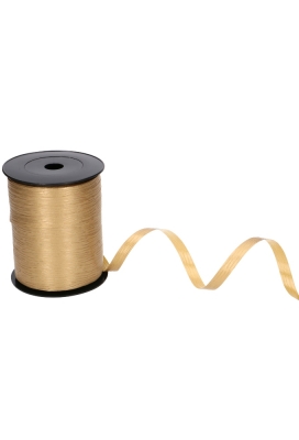 Paperlook Krullint Goud 10mm x 250 meter