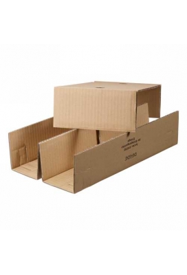 Wijnverzenddoos 2-fl & Interieur 40x20x11cm 25stuks