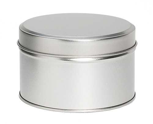 Blikken Blanco Rond r10.7x6.5cm 12stuks