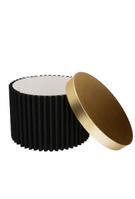 Geschenkdozen The Royal Wave Box Black & Gold 30x18cm 1stuks 