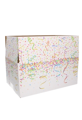 Geschenkdozen Confetti 31x20x14cm 30stuks