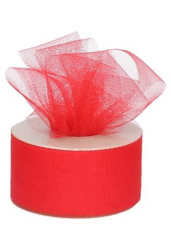 Tule Lint Rood 50mm x 50meter