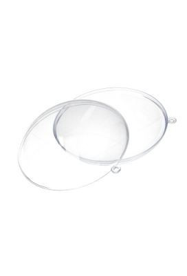 Transparant Figuur Medaillon 11 cm 2 Delig 5Stuks