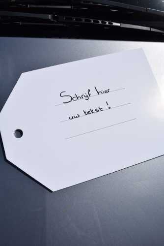 Kadokaart XL Wit A4 Formaat & Beschrijfbaar