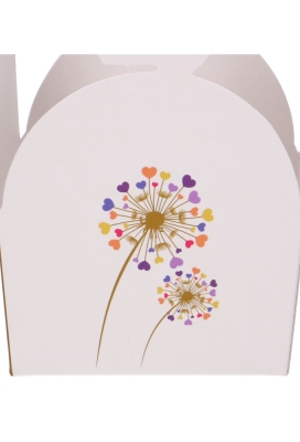 Bonbondoosjes With Love 250gram & Vlindersluiting 9.5x7.5x6cm 24stuks