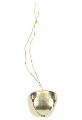 Kerstbelletjes Goud Met Koord 1.5cm 100stuks