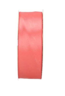 Satijn Dubbel Lint 40mm x 25 meter Aardbei IJs