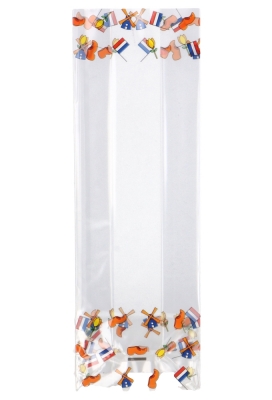 Cellofaan Zakjes Met Blokbodem Nederland 7x4x22cm 100stuks