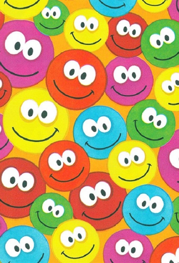Geschenkpapier Coated Smileys 50cm x 200meter