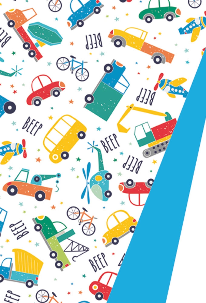 Geschenkpapier Coated Dubbelzijdig Cars DS 30cm x 200meter