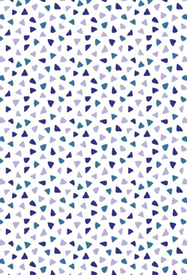 Geschenkpapier Coated Triagles blue 70cm x 200meter