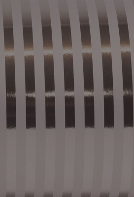 Geschenkpapier Metallised Stripes black 70cm x 100meter