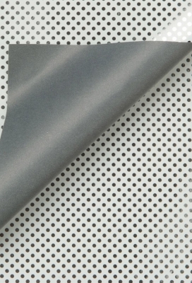 Geschenkpapier Metallised Silver dots 70cm x 100meter