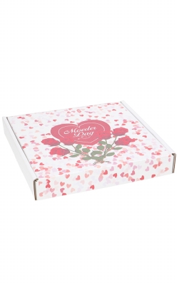 Brievenbusdoos Moederdag Vierkant 17.5x17.5x2.8cm  10stuks