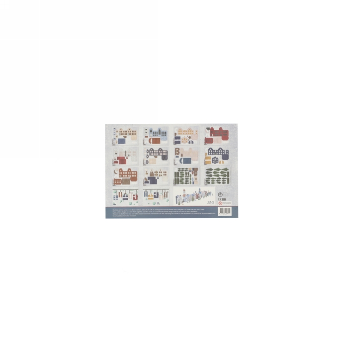 Jens Living Diy Winter Dorp 29.5x21x0.5cm 1stuks