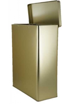 Blikken Goud Design Rectangular 2.5 lb 19.1x8.7x25.5cm 12stuks