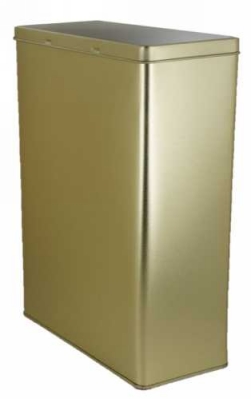 Blikken Goud Design Rectangular 2.5 lb 19.1x8.7x25.5cm 12stuks