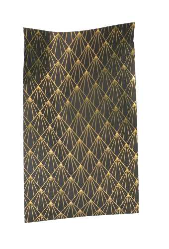 Kadozakjes Metallized Geometric Black Gold Rectangular 7x13cm 200st