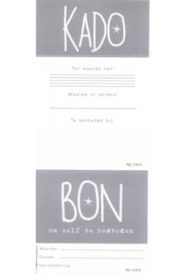 Kadobon Turquoise + Envelop 12x12cm 12stuks