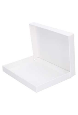 Luxe Scharnier Geschenkdoosje Sydney Wit Mat A5 22x16x2.5cm 10stuks