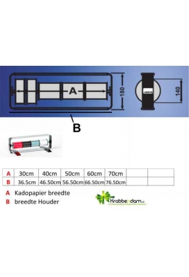 Krullintrolhouder Basis Frame 18x6.5+70 cm + Voet