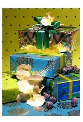 Geschenkpapier Coated Mat Zilver 50cm x 200meter