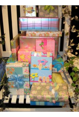 Geschenkpapier Coated Mat Zilver 50cm x 200meter