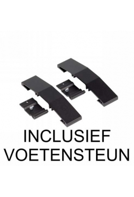 Papierrolhouder Duo 2x 15.5 36x15.5x7.5+70 cm + mes + voet