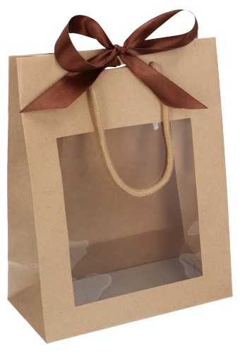 Kadotasjes Lenno LUXE Koord Venster Lintgleuf 22x11x28cm 10stuks