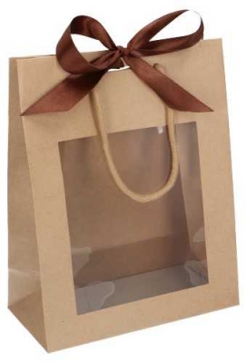 Kadotasjes Lenno LUXE Koord Venster Lintgleuf 22x11x28cm 10stuks