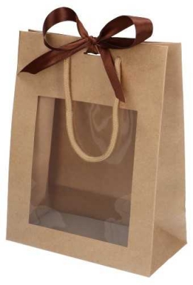 Kadotasjes Lenno LUXE Koord Venster Lintgleuf 22x11x28cm 10stuks