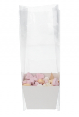 Korfje Hoog Katla Wit 7.5x5x8cm 50stuks