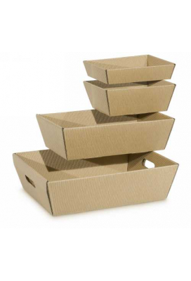 AKTIE Geschenkdoos Korf Modern Naturel 33x19x11cm 25stuks