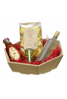 Geschenkdoos Korf Modern Naturel Klein 29x27x6-10.5cm 25stuks