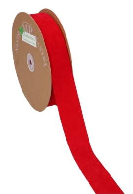 Cadeaulint Dubbel Velvet Rood 40mm x 30meter