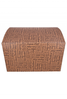 Geschenkdoos Zalig Kerstfeest Kraft & Klep 39x27x23.5cm 20stuks