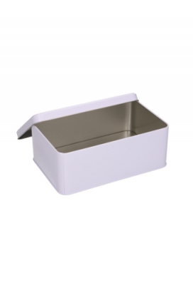 Blikken Wit Blanco 19.2x12.7x7.5cm 12stuks