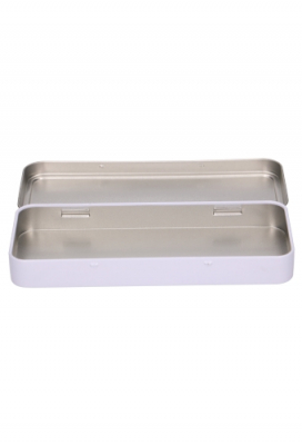 Blikken Wit Blanco 18.1x7.6x2.2cm 24stuks