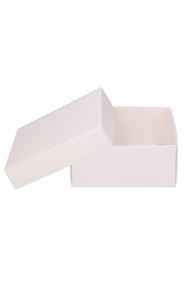 Geschenkdoos & Deksel Gaby Wit Mat 12x12x5.5cm 100stuks