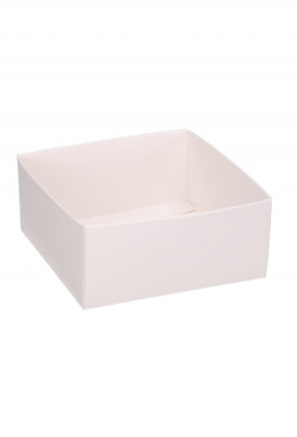 Geschenkdoos & Deksel Gaby Wit Mat 12x12x5.5cm 100stuks