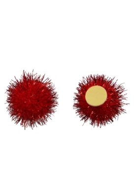 Pombows 25mm Rood met plakker 100stuks