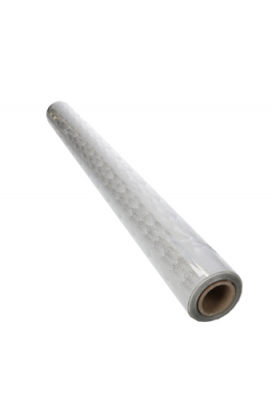 Cadeaufolie Transparant Kerst Witte Sneeuw 70cm x 50meter OP IS OP