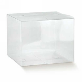 Transparant Kadodoosje Kubus Super Groot XL 25x25x25cm 10stuks