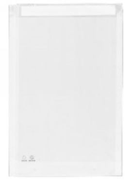 Zijdevloei - Vloeipapier Witte Zakjes 15x20x4cm Met Plakstrip 250stuks