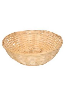 Bamboemanden Broodmand bamboe rond 22cm 40stuks